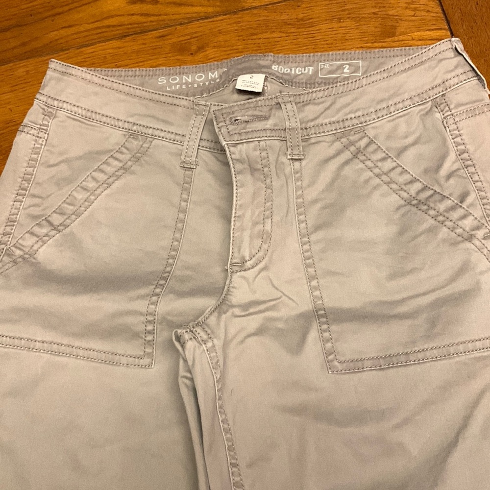 Women’s Sonoma boot cut khakis size 2